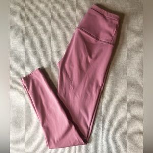 Blush pink leggings no pockets